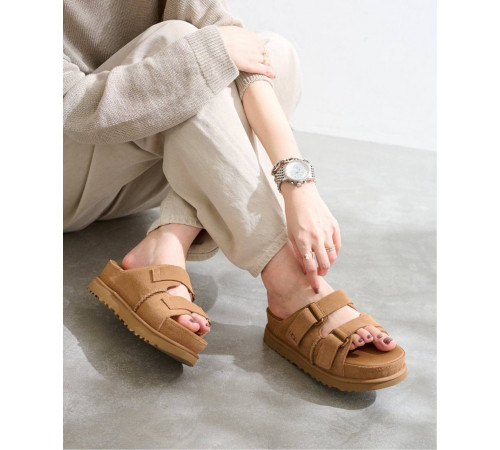 UGG Goldenstar Hi Slide Chestnut