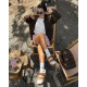 UGG Greenport Strap Slide Chestnut