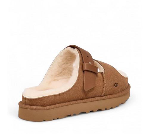 UGG Greenport Strap Slide Chestnut