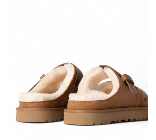 UGG Greenport Strap Slide Chestnut