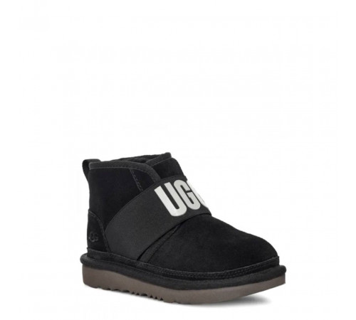 UGG Kids Neumel II Graphic Logo Boot Black 