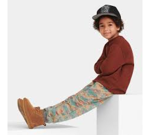 UGG Kids Neumel II Graphic Logo Boot Chestnut 
