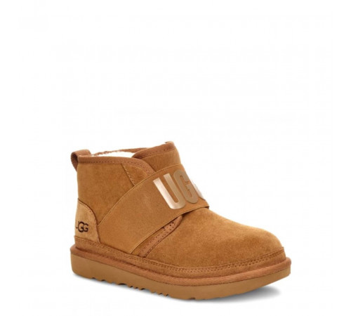 UGG Kids Neumel II Graphic Logo Boot Chestnut 