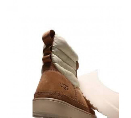 UGG Mens Classic Mini Lace-Up Weather Chestnut Whitecap 