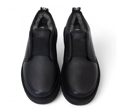UGG Mens Slippers Flex Leather Black 