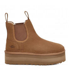 UGG Neumel Platform Chelsea Chestnut
