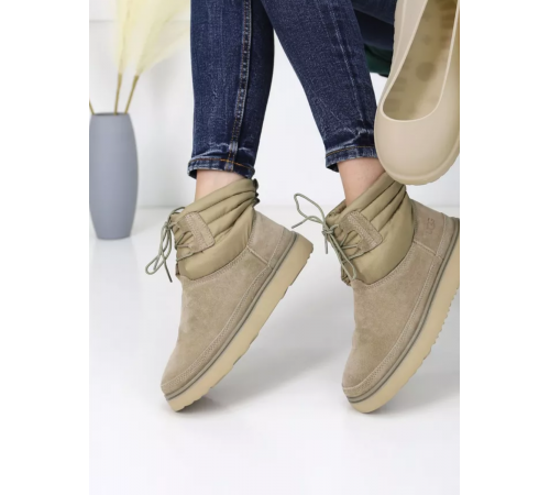 UGG Classic Mini Lace-Up Weather Dune