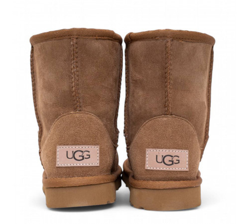 UGG Kids Classic Short Chestnut 