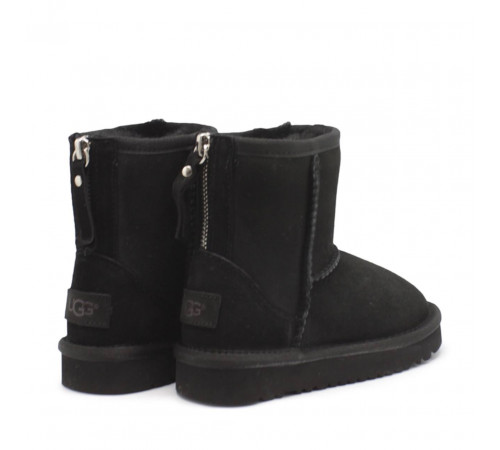UGG Kids Classic Zip Short Black 