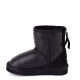 UGG Kids Classic Zip Short Metallic Black 