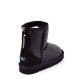 UGG Kids Classic Zip Short Metallic Black 