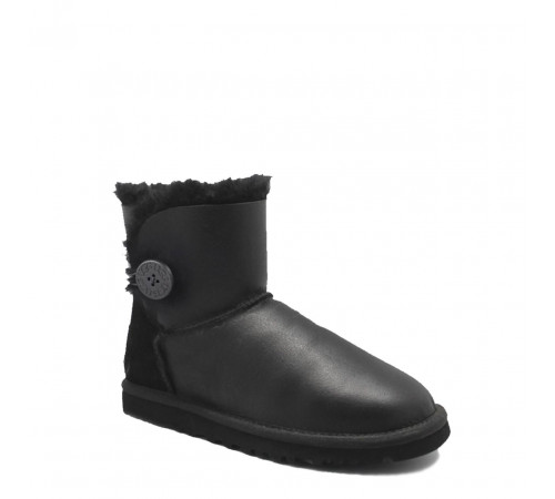 UGG Mini Bailey Button Metallic Black