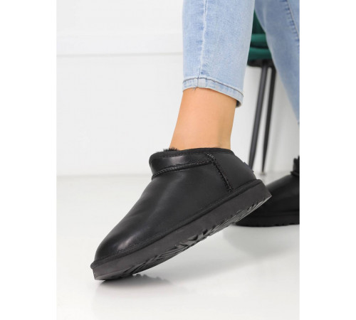 UGG Tasman Slipper Leather Black