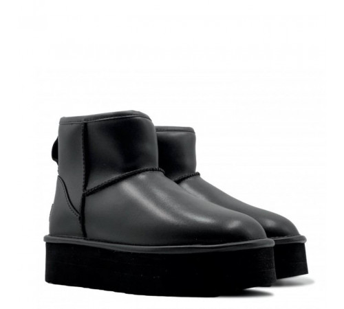 UGG Classic Mini Platform Leather Black