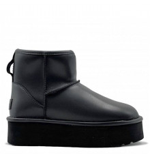 UGG Classic Mini Platform Leather Black
