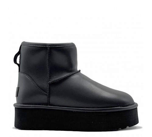 UGG Classic Mini Platform Leather Black