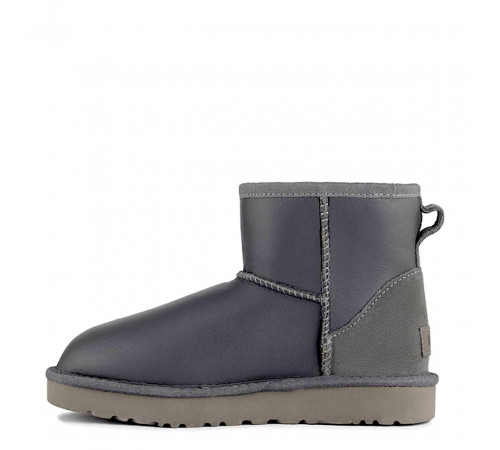 UGG Mens Classic Mini Metallic Grey 