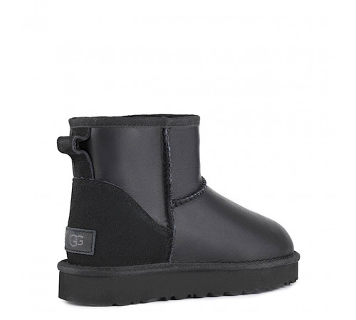 UGG Mens Classic Mini Metallic Black 