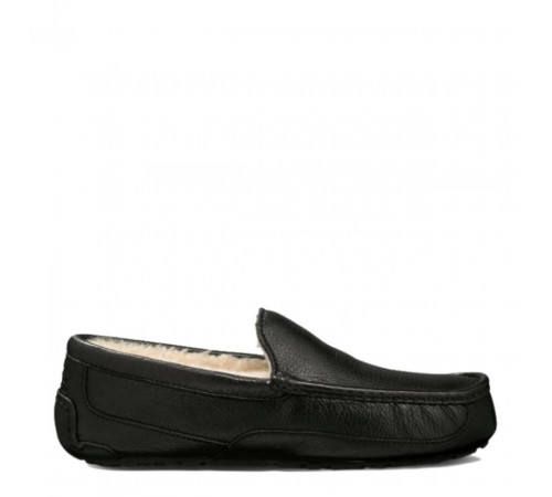 UGG Mens Ascot Leather Black 