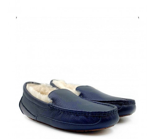 UGG Mens Ascot Leather Navy 