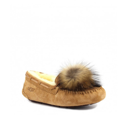 UGG Dakota Pom Pom Chestnut