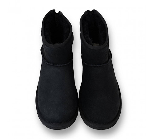 UGG Mens Classic Mini Zip II Black 