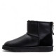 UGG Mens Classic Mini Zip Metallic Black 