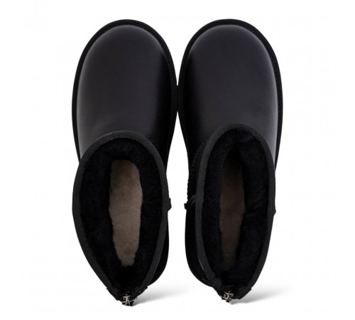 UGG Mens Classic Mini Zip Metallic Black 