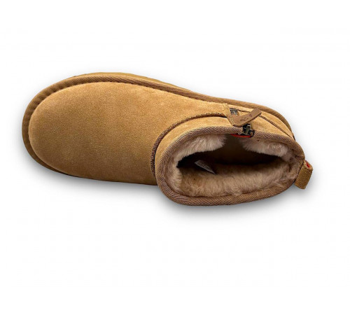 UGG Classic Ultra Mini ZIP Chestnut