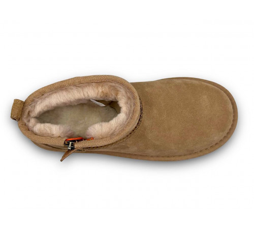 UGG Classic Ultra Mini ZIP Chestnut