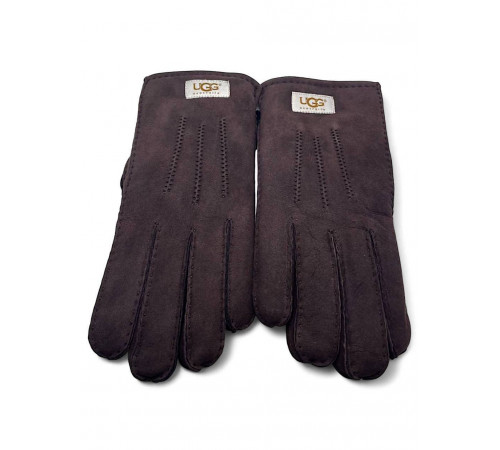 UGG Men Sheepskin Gloves Chocolate 