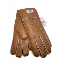 UGG Women's Sheepskin Glove Metallic Chestnut