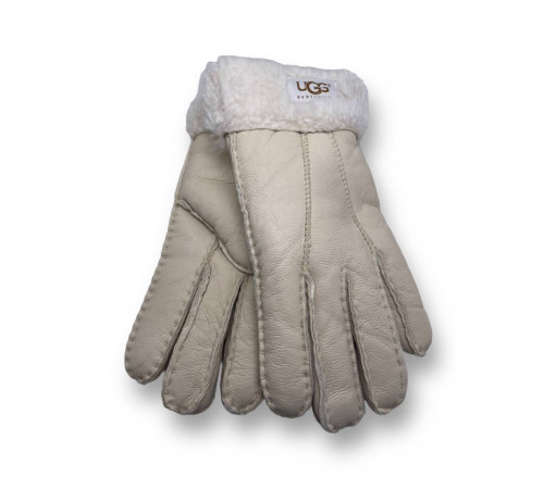UGG Women's Sheepskin Glove Metallic Beige