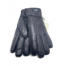 Women's Sheepskin Glove Metallic Black