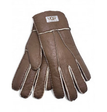 UGG Women's Sheepskin Glove Metallic Chocolate