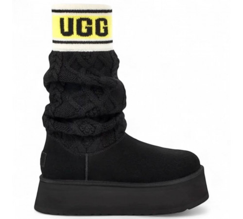 UGG Classic Sweater Letter Black