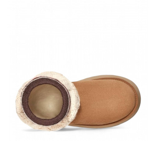 UGG Classic Sweater Letter Chestnut