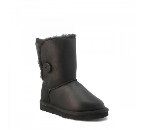 UGG Kids Bailey Button Metallic Black 