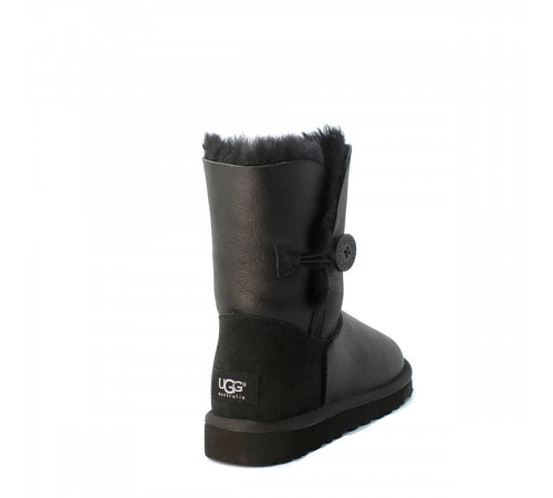 UGG Kids Bailey Button Metallic Black 