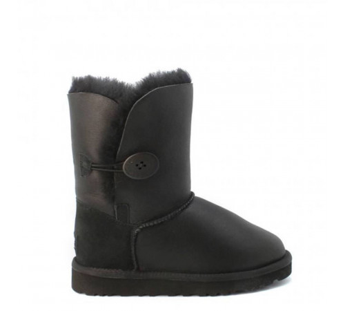 UGG Kids Bailey Button Metallic Black 