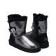 UGG Kids Bailey Button I Do Black 