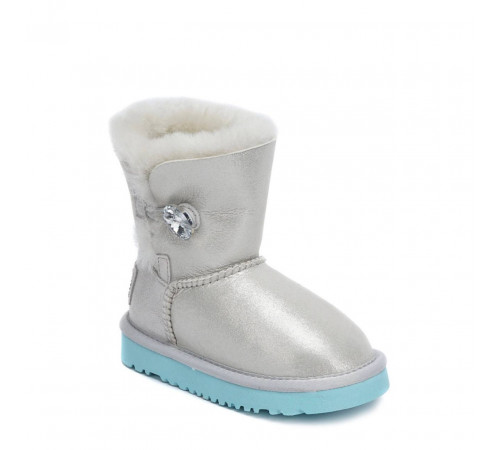 UGG Kids Bailey Button I Do White 