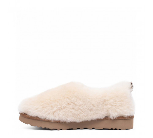 UGG Hailey Fluff Slippers Natural