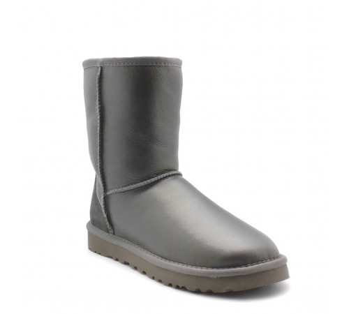 UGG Mens Classic Short Metallic Grey 