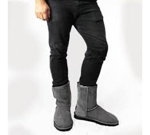 UGG Mens Classic Short Metallic Grey 