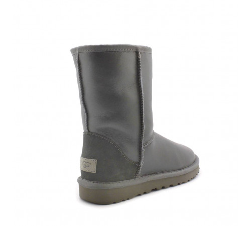 UGG Mens Classic Short Metallic Grey 