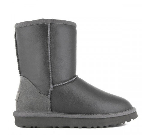 UGG Mens Classic Short Metallic Grey 
