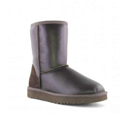 UGG Classic Short Metallic Chocolate