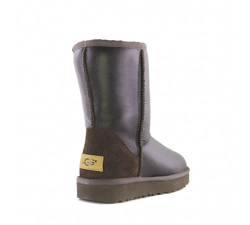 UGG Classic Short Metallic Chocolate