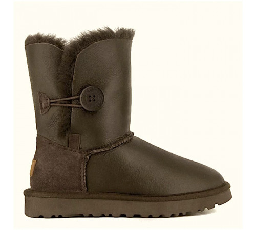 UGG Bailey Button Metallic Chocolate